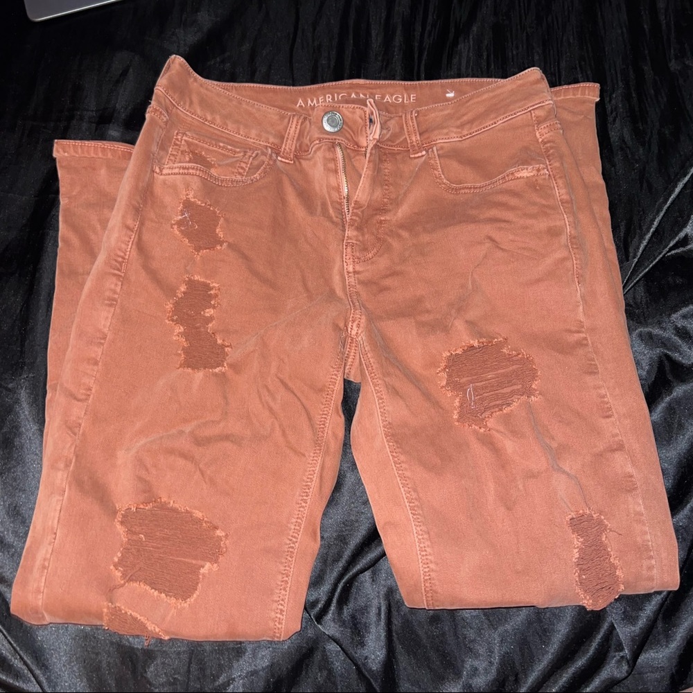 American Eagle Pink Jeans